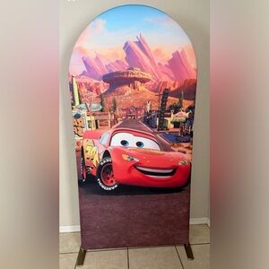 Lightning McQueen Red Race Car Wall Art